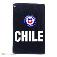Chile Chilean Flag Soccer Futbol Golf Towel thumb 0
