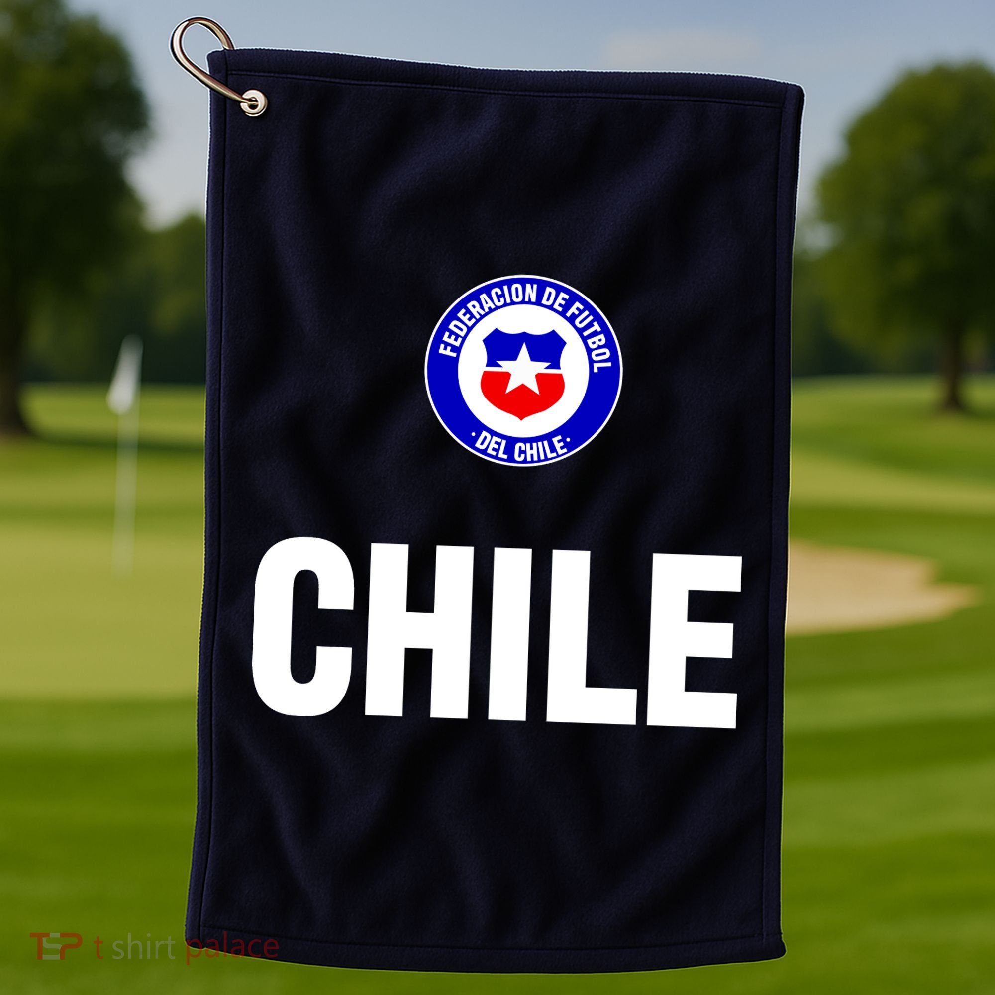 Chile Chilean Flag Soccer Futbol Golf Towel