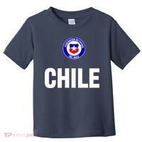 Chile Chilean Flag Soccer Futbol Toddler T-Shirt thumb 0