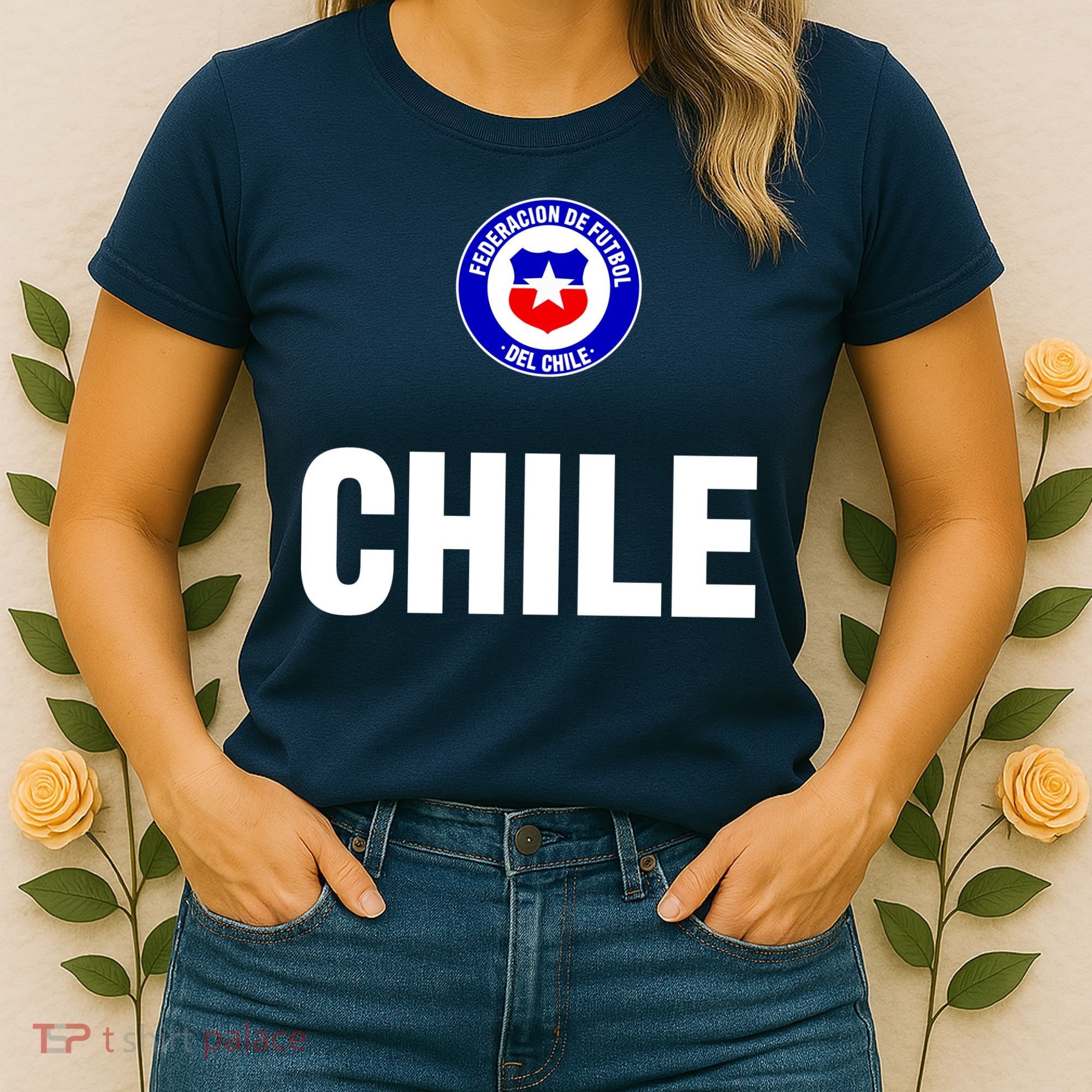 Chile Chilean Flag Soccer Futbol Women's T-Shirt