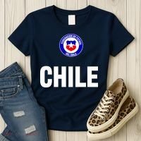 Chile Chilean Flag Soccer Futbol Women's T-Shirt thumb 3
