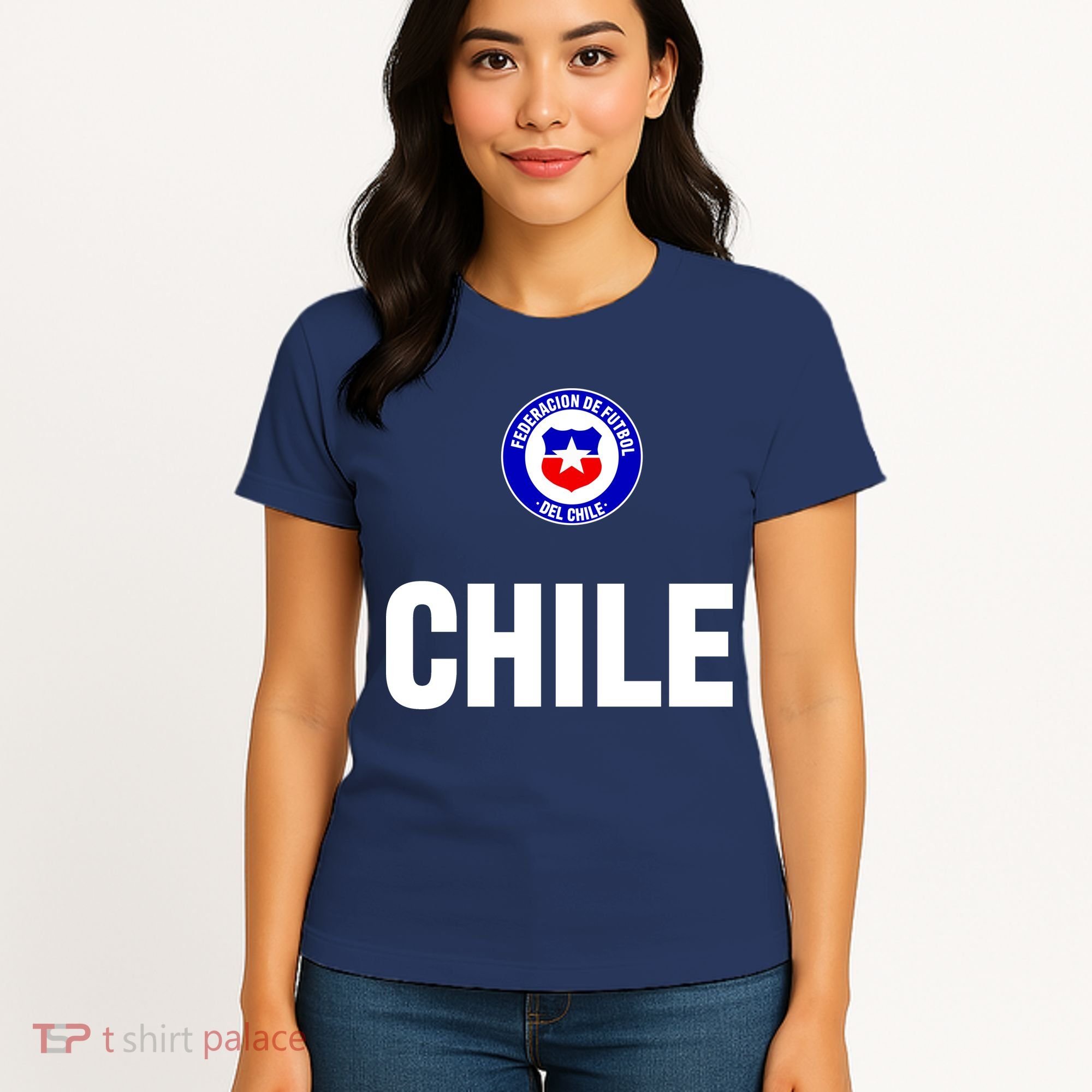 Chile Chilean Flag Soccer Futbol Women's T-Shirt