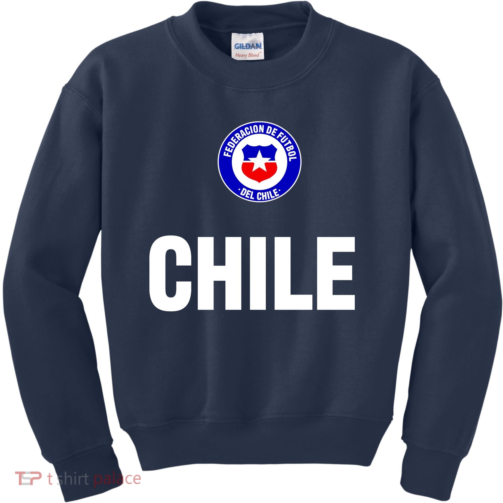 Chile Chilean Flag Soccer Futbol Kids Sweatshirt