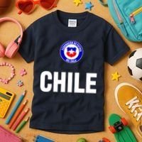 Chile Chilean Flag Soccer Futbol Kids T-Shirt thumb 3