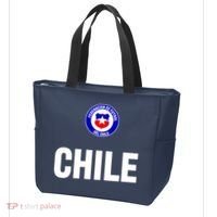 Chile Chilean Flag Soccer Futbol Tote Bag thumb 3