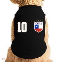 Chile Flag Shield Logo Futbol Soccer World Cup Doggie Tank thumb 0