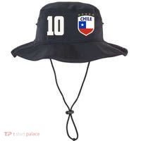 Chile Flag Shield Logo Futbol Soccer World Cup Bucket Hat thumb 0