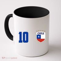 Chile Flag Shield Logo Futbol Soccer World Cup Coffee Mug thumb 0