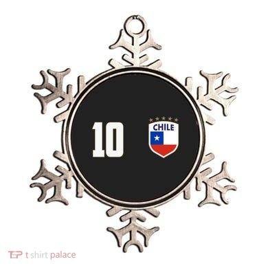 Chile Flag Shield Logo Futbol Soccer World Cup Ornament