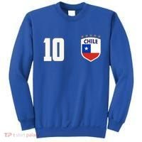 Chile Flag Shield Logo Futbol Soccer World Cup Sweatshirt thumb 0