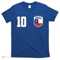 Chile Flag Shield Logo Futbol Soccer World Cup T-Shirt thumb 0