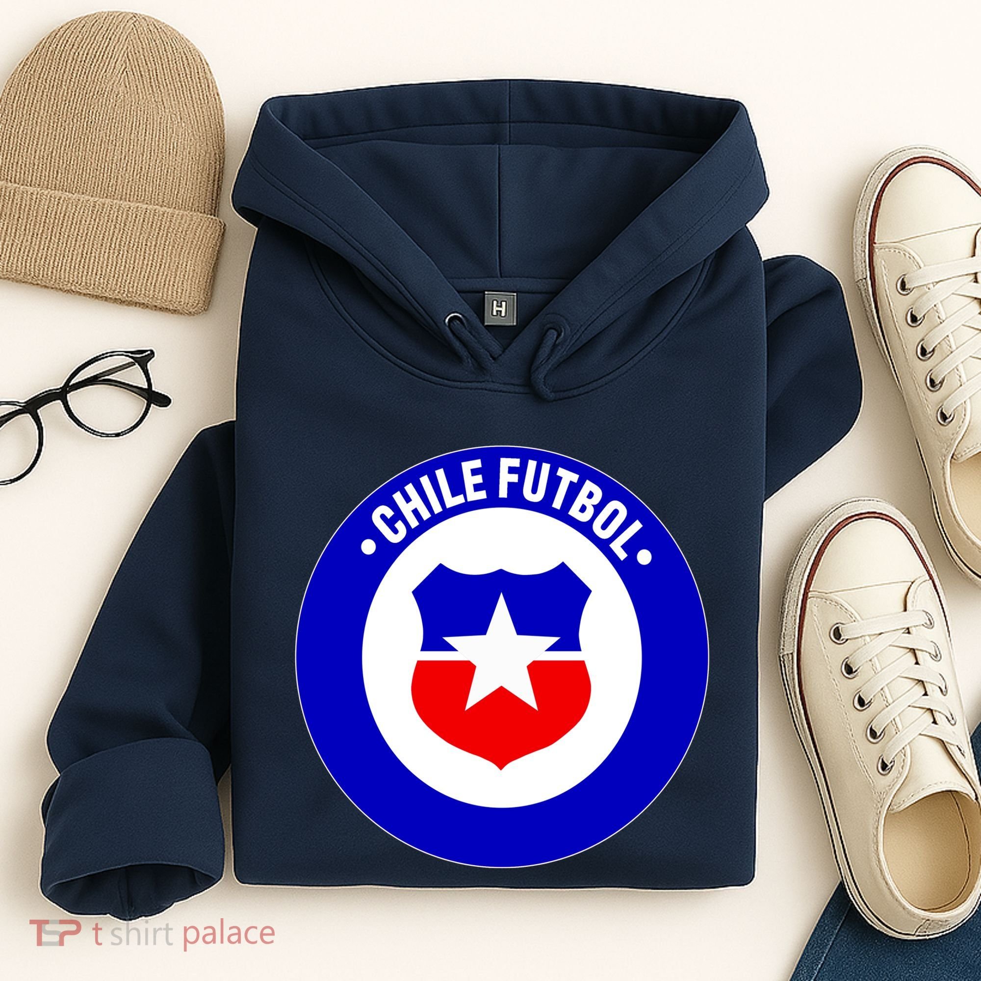 Chile Futbol Soccer Retro National Team Hoodie