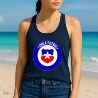 Chile Futbol Soccer Retro National Team Women's Tank Top thumb 2