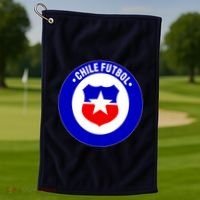 Chile Futbol Soccer Retro National Team Golf Towel thumb 1