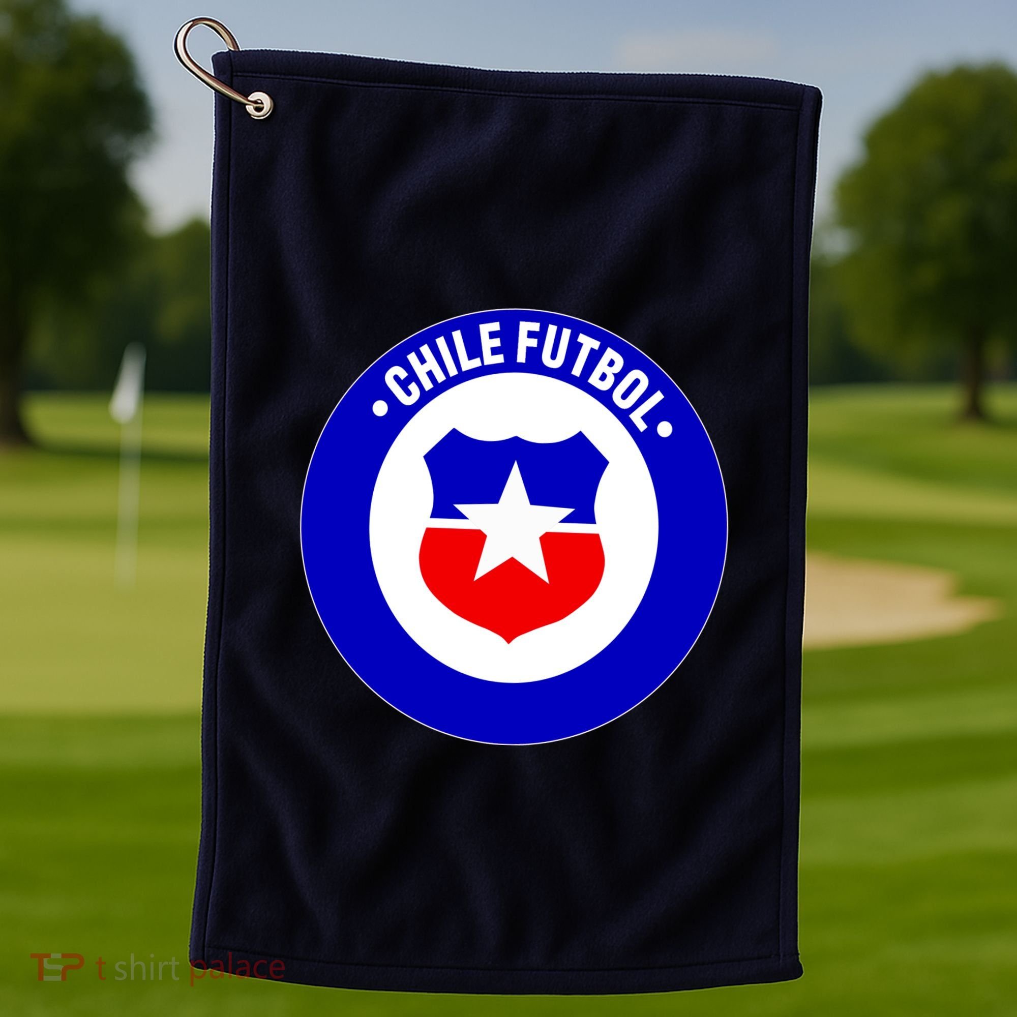Chile Futbol Soccer Retro National Team Golf Towel