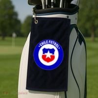 Chile Futbol Soccer Retro National Team Golf Towel thumb 2