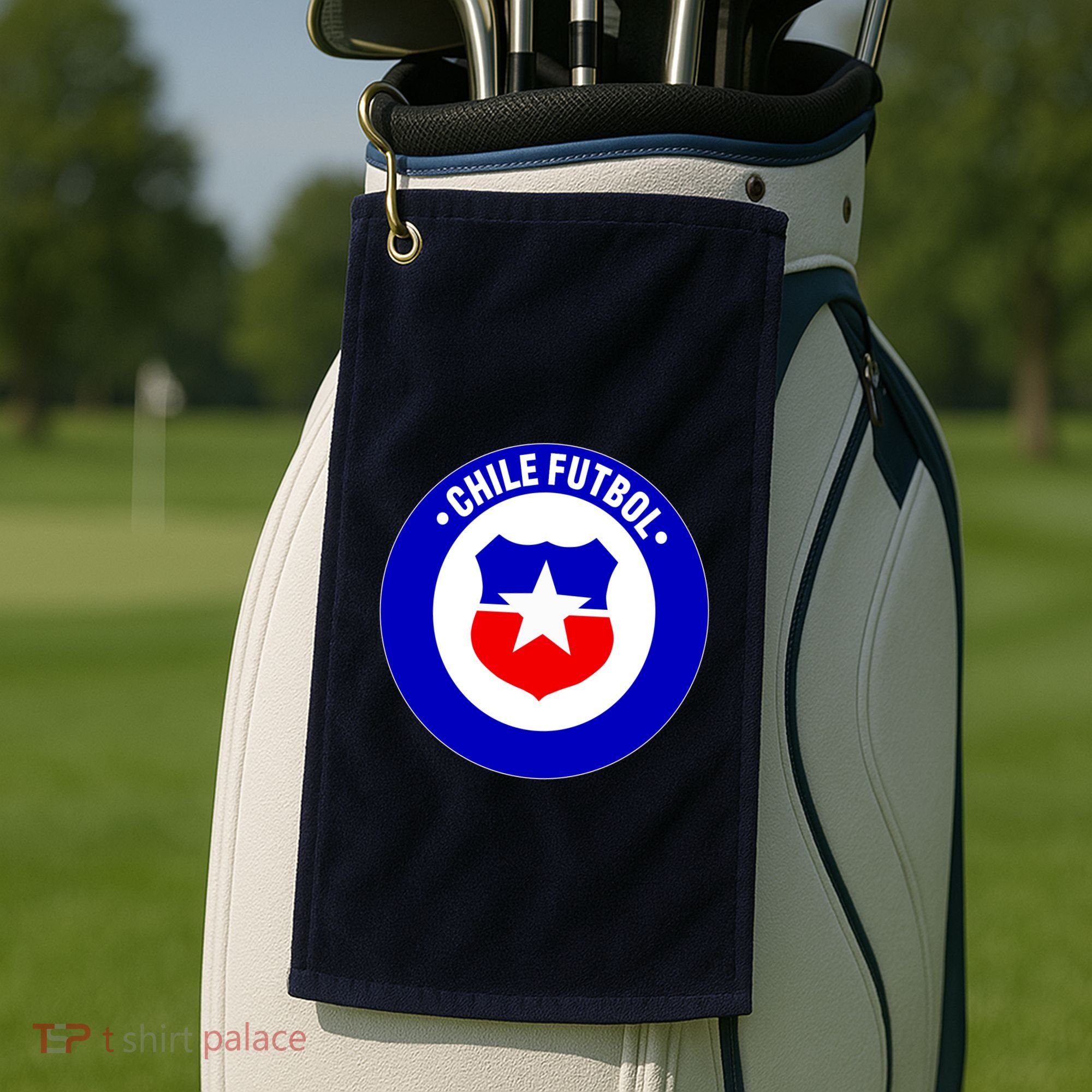 Chile Futbol Soccer Retro National Team Golf Towel