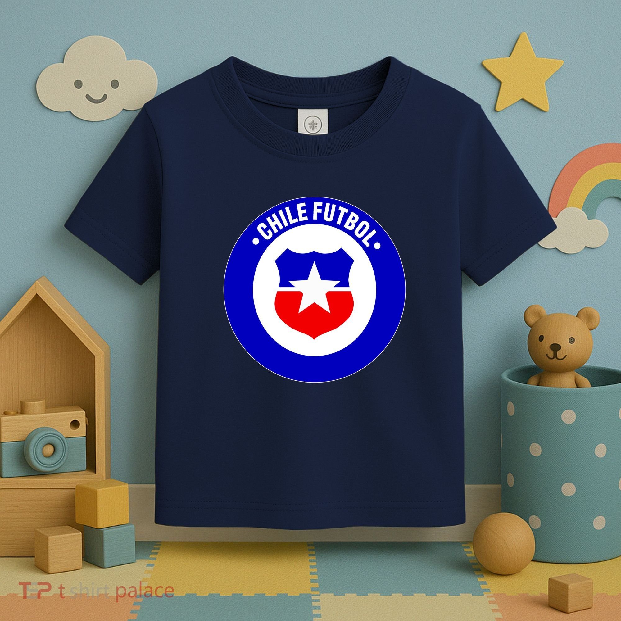 Chile Futbol Soccer Retro National Team Toddler T-Shirt