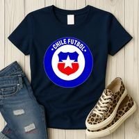 Chile Futbol Soccer Retro National Team Women's T-Shirt thumb 3