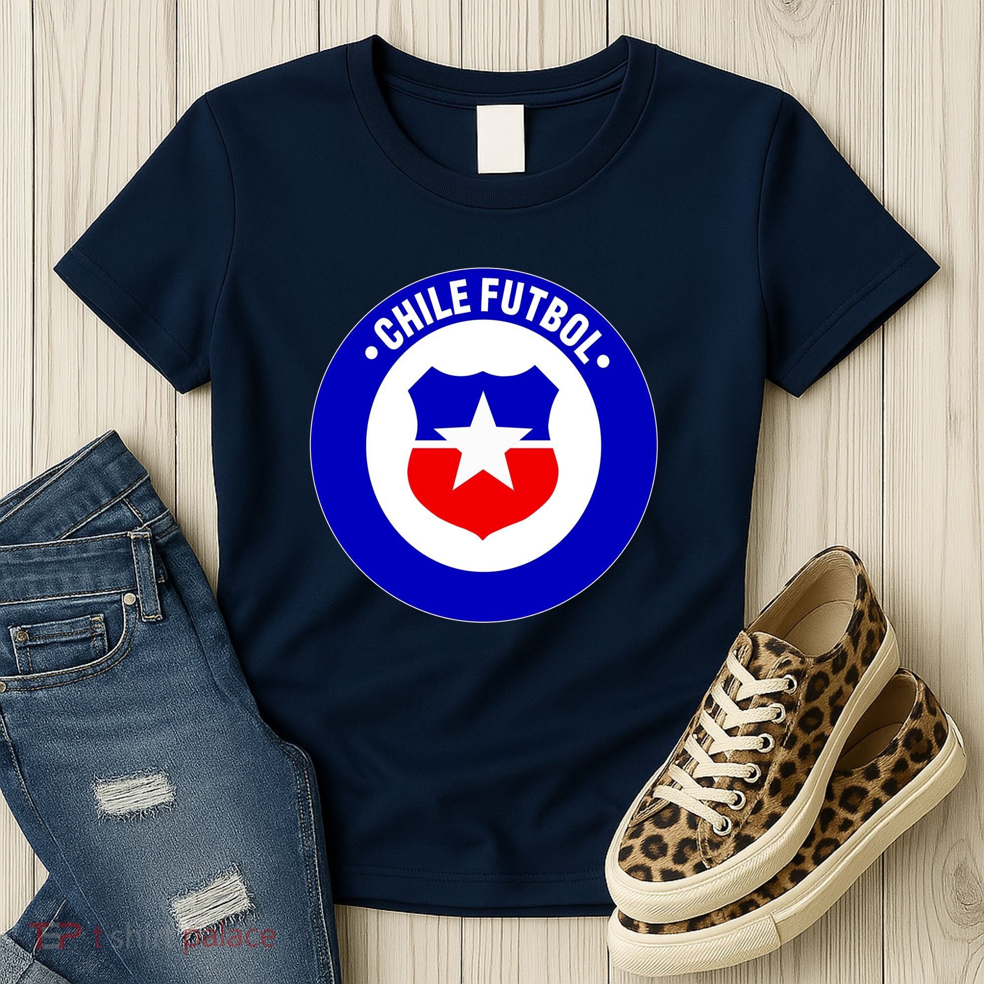 Chile Futbol Soccer Retro National Team Women's T-Shirt