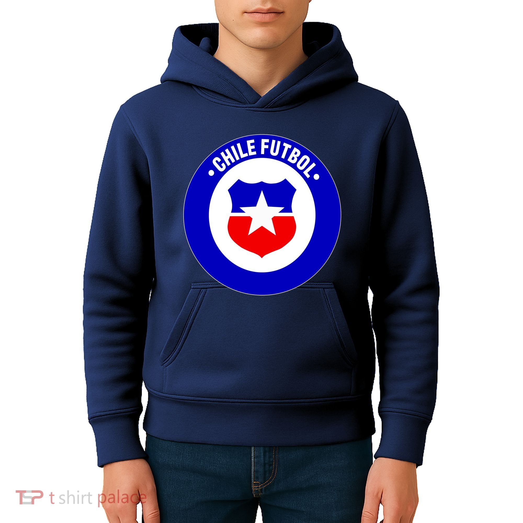 Chile Futbol Soccer Retro National Team Kids Hoodie