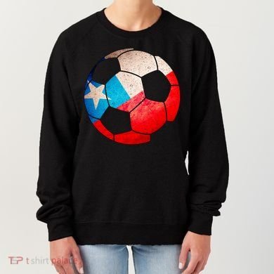 Chile Soccer Ball Flag Women's Sweatshirt