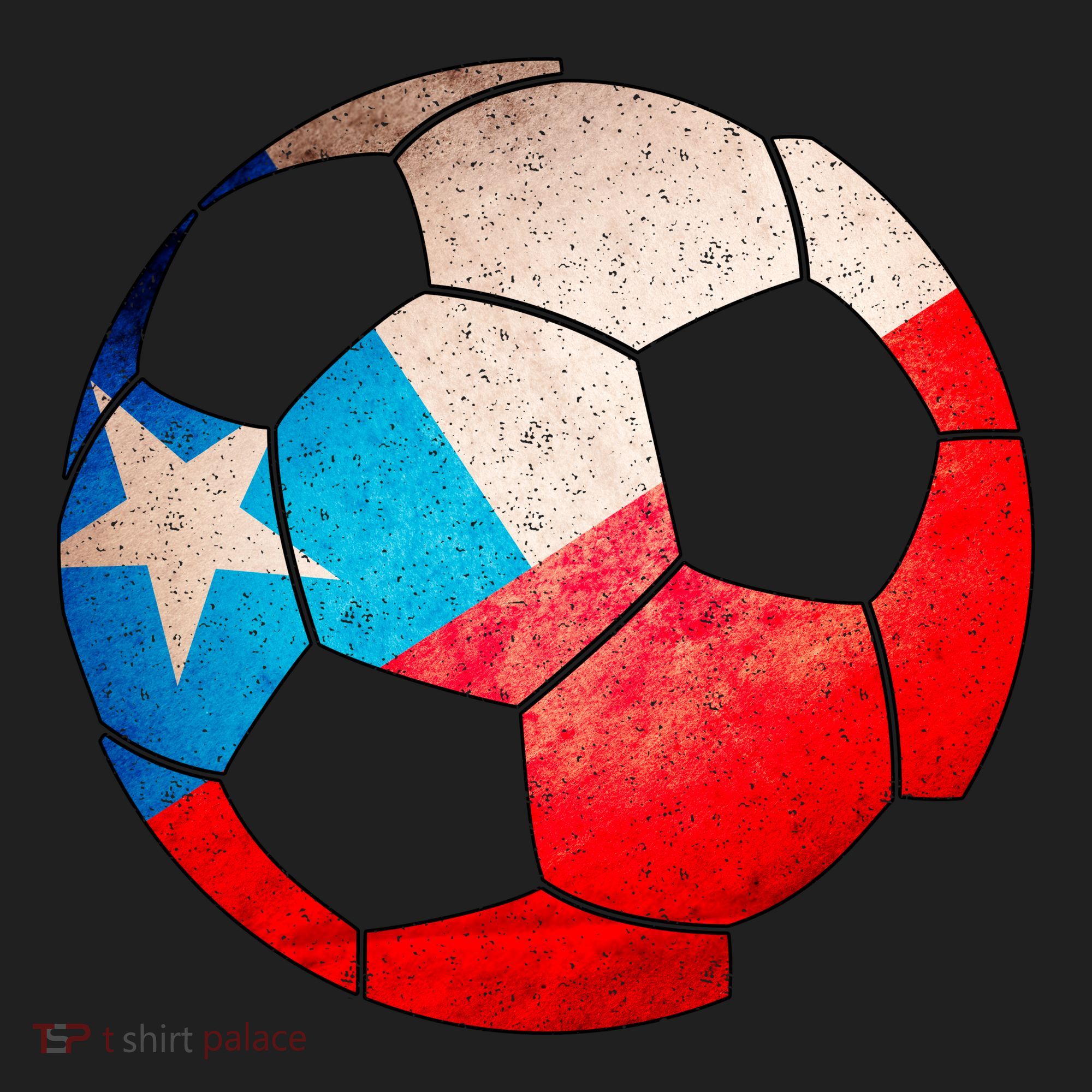 Chile Soccer Ball Flag Women's Sweatshirt