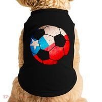 Chile Soccer Ball Flag Doggie Tank thumb 0