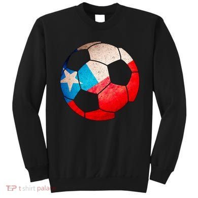Chile Soccer Ball Flag Sweatshirt