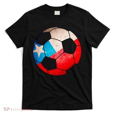 Chile Soccer Ball Flag T-Shirt