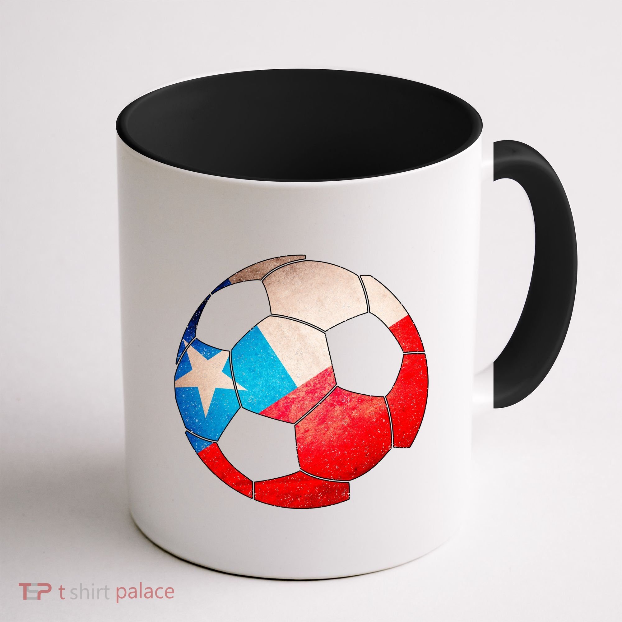 Chile Soccer Ball Flag Coffee Mug