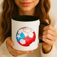 Chile Soccer Ball Flag Coffee Mug thumb 3