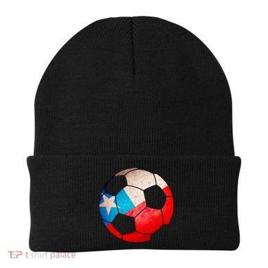 Chile Soccer Ball Flag Beanie