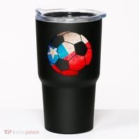 Chile Soccer Ball Flag Tumbler thumb 0