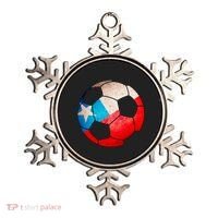 Chile Soccer Ball Flag Ornament thumb 0