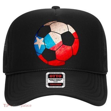 Chile Soccer Ball Flag Hat