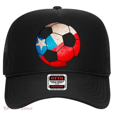Chile Soccer Ball Flag Hat