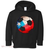 Chile Soccer Ball Flag Toddler Hoodie thumb 0