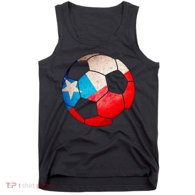 Chile Soccer Ball Flag Tank Top