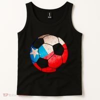 Chile Soccer Ball Flag Tank Top thumb 2