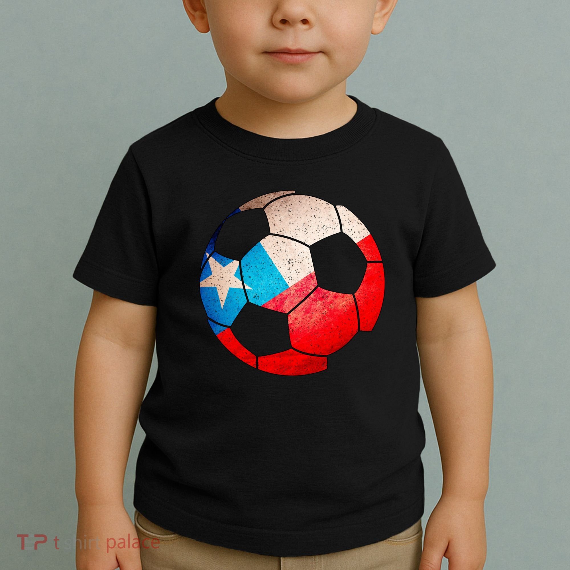 Chile Soccer Ball Flag Toddler T-Shirt