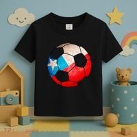 Chile Soccer Ball Flag Toddler T-Shirt thumb 3