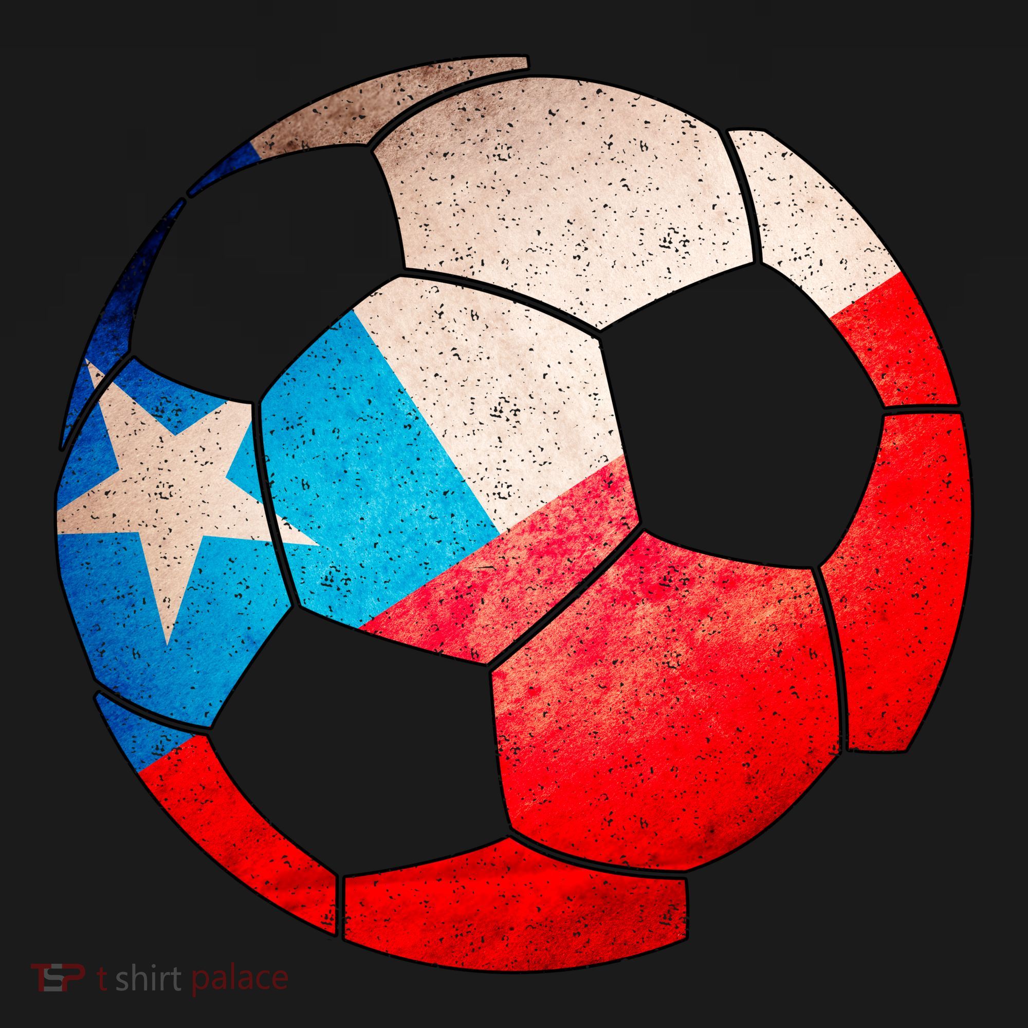 Chile Soccer Ball Flag Visor