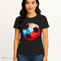 Chile Soccer Ball Flag Women's T-Shirt thumb 4
