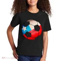 Chile Soccer Ball Flag Kids T-Shirt thumb 2