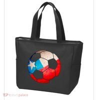 Chile Soccer Ball Flag Tote Bag thumb 3