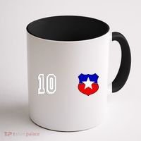 Chile Soccer La Roja Jersey Number 10 Coffee Mug thumb 1