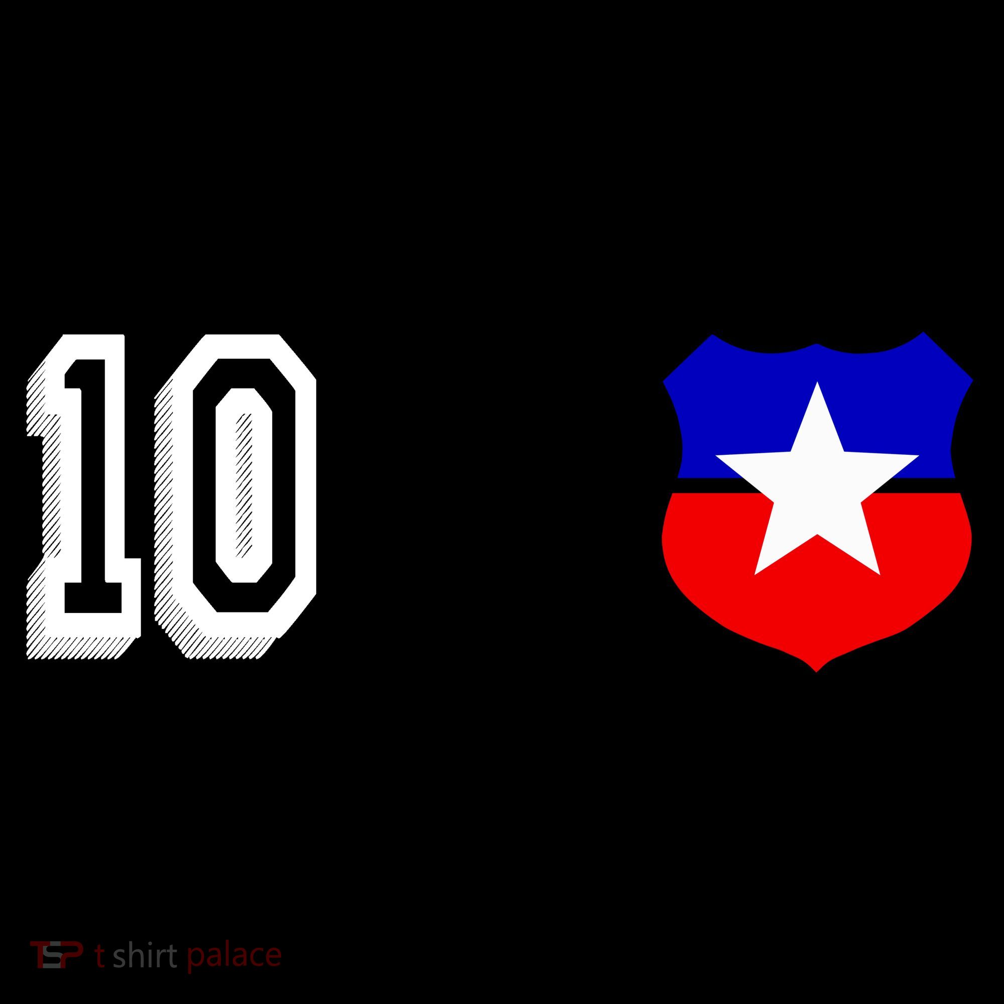 Chile Soccer La Roja Jersey Number 10 Coffee Mug