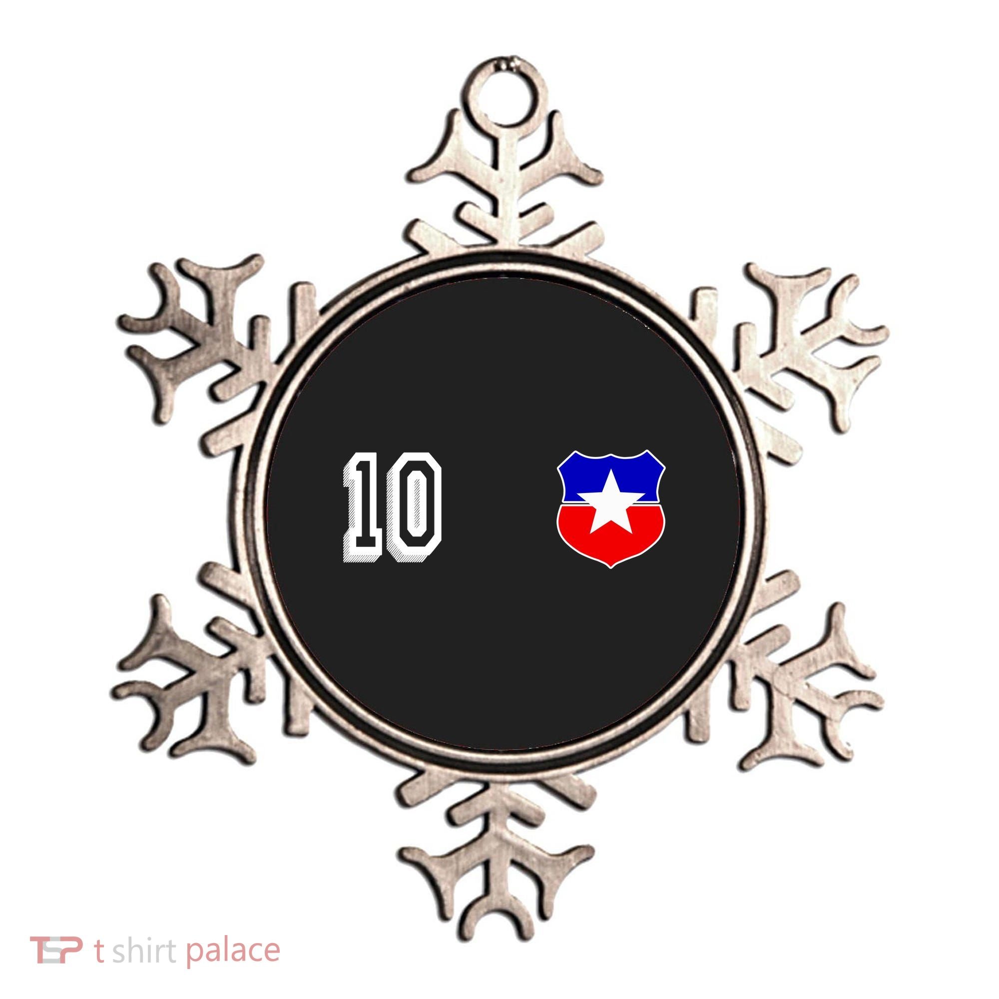 Chile Soccer La Roja Jersey Number 10 Ornament