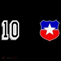Chile Soccer La Roja Jersey Number 10 Ornament thumb 1